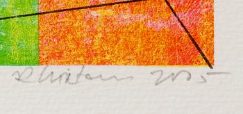 REINO HIETANEN, litografia, signeerattu ja päivätty 2005, numeroitu HC 5/10.