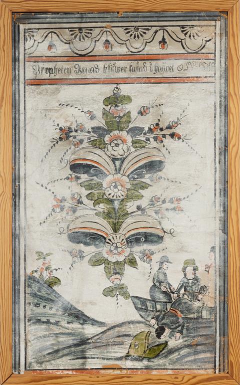 A traditional Swedish painting, 19th Century.