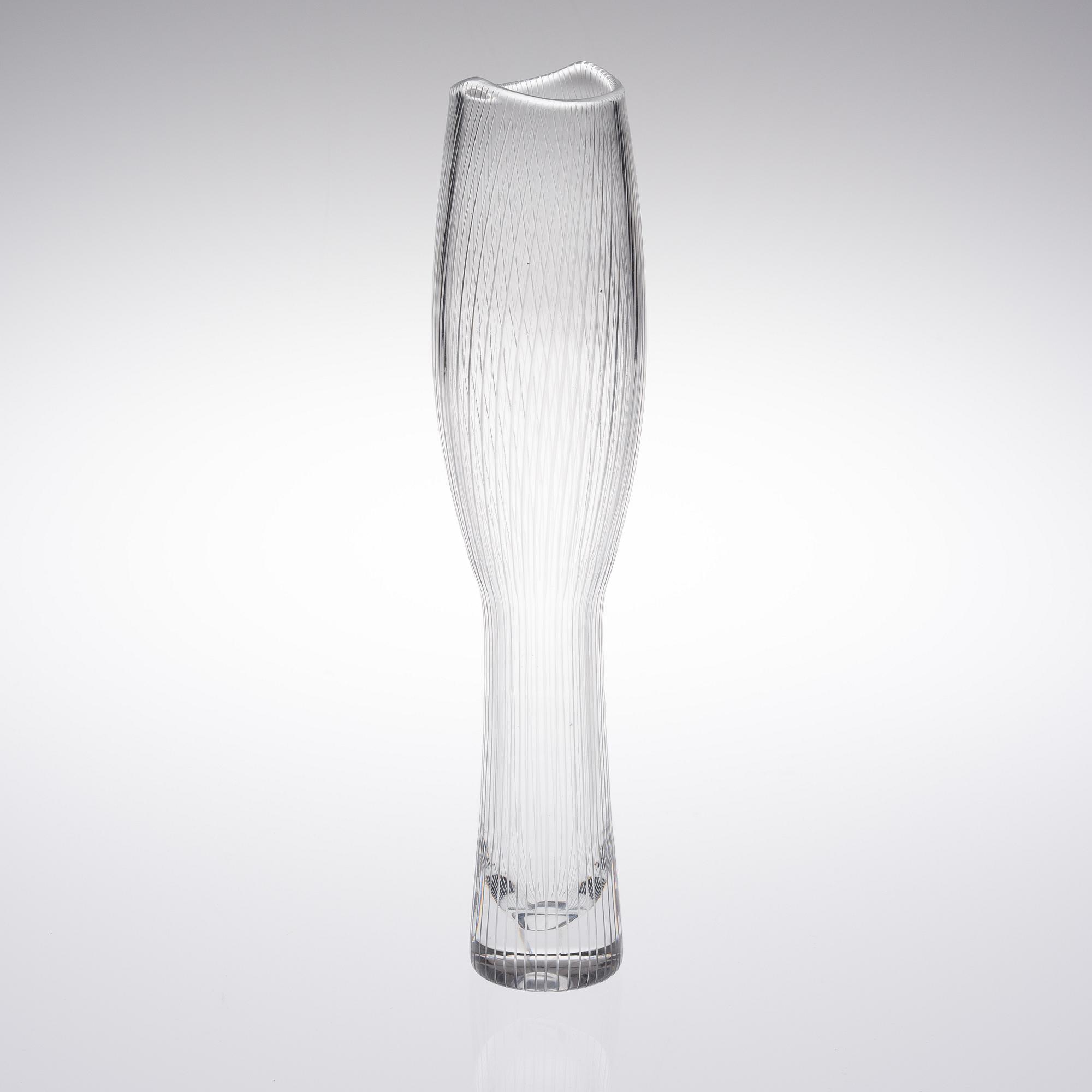 TAPIO WIRKKALA, VASE. Signed Tapio Wirkkala, Iittala. Late 1950s.