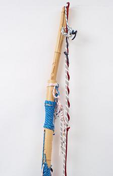 Tobias Madison & Kasper Muller, bamboo, ropes. Executed in 2010.