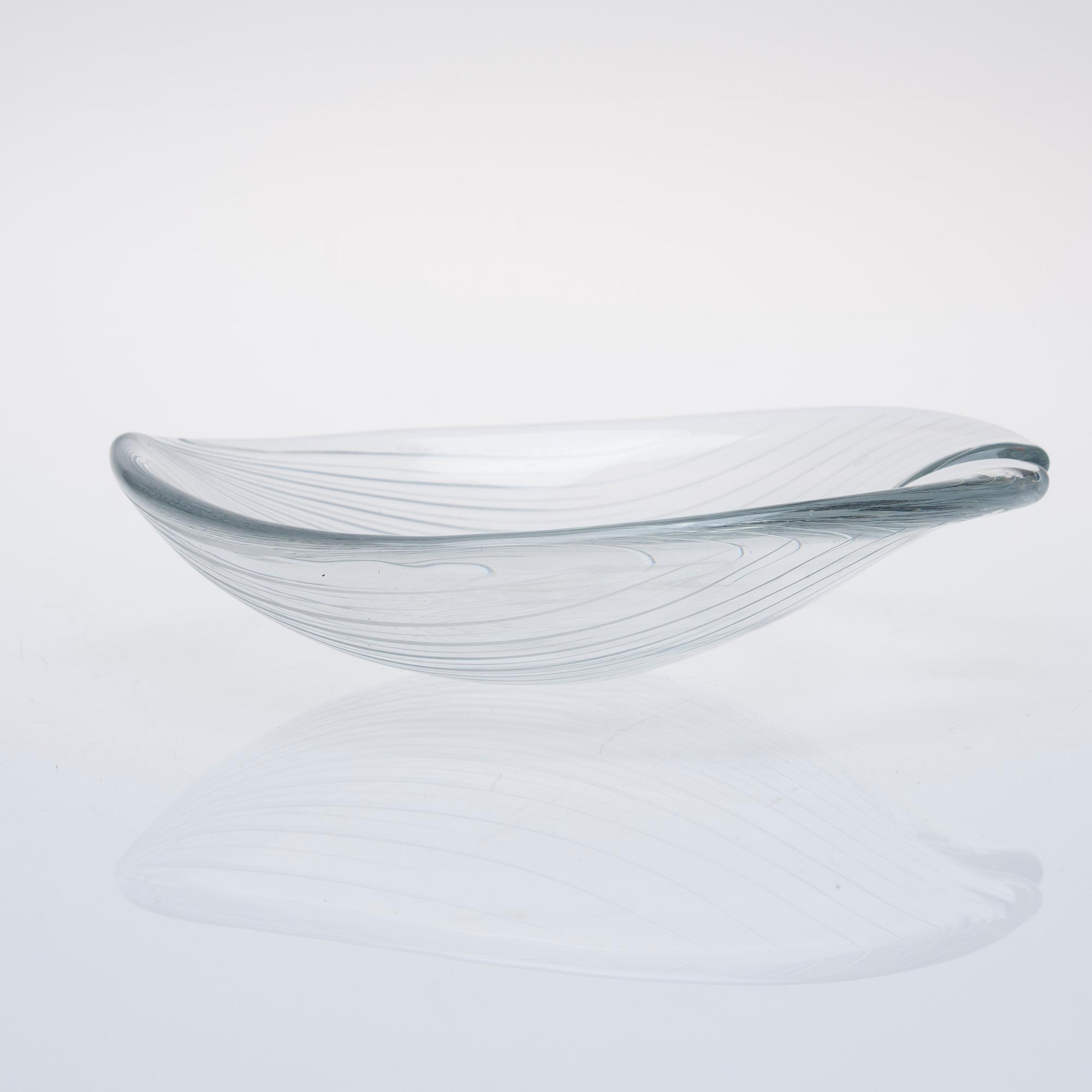 SKÅL, glas, 3343, signerad Tapio Wirkkala - Iittala, 1950-tal.
