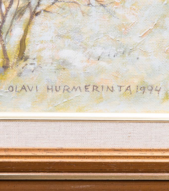 OLAVI HURMERINTA, öljy kankaalle, signeerattu ja päivätty 1994.