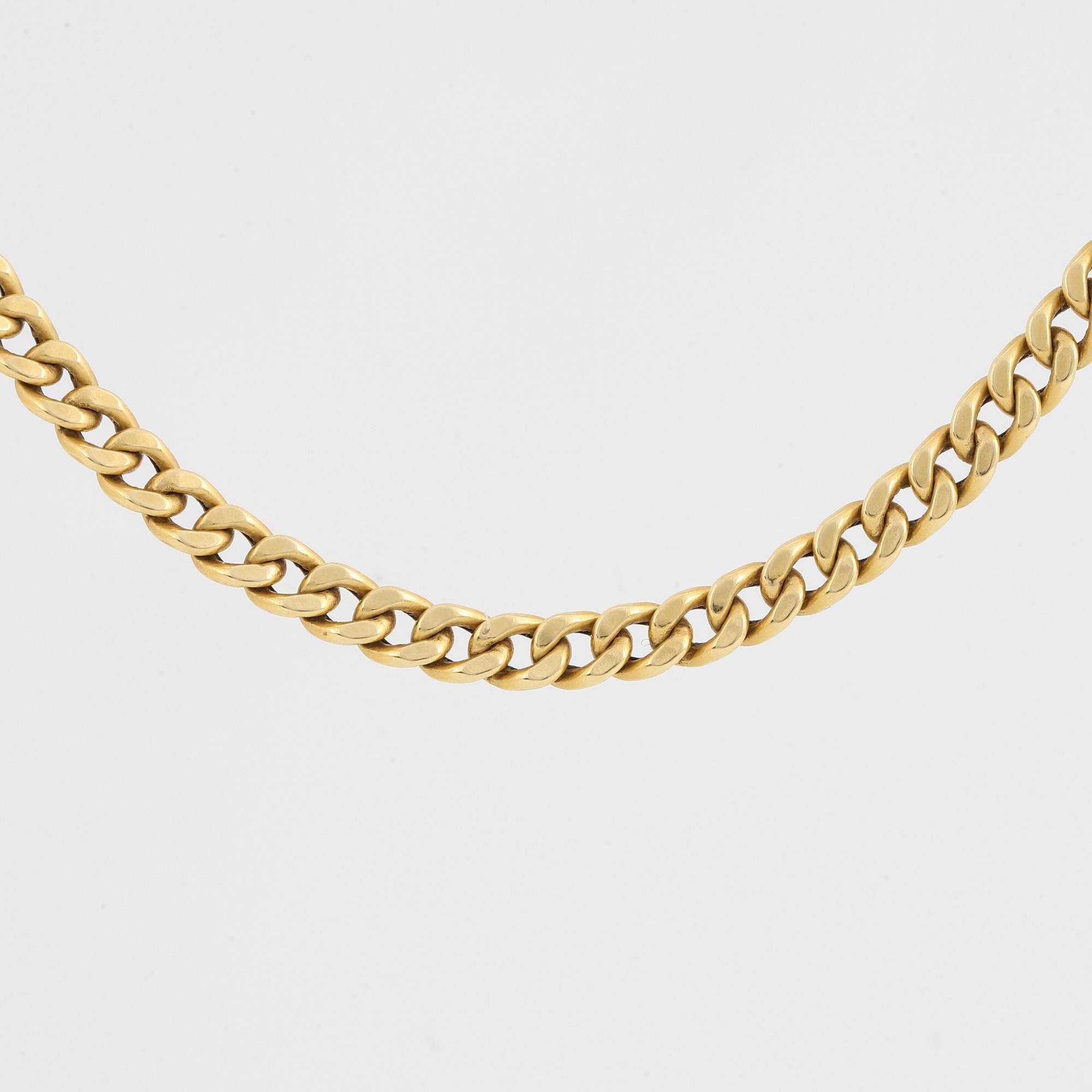 18K gold necklace, Balestra, Italy.