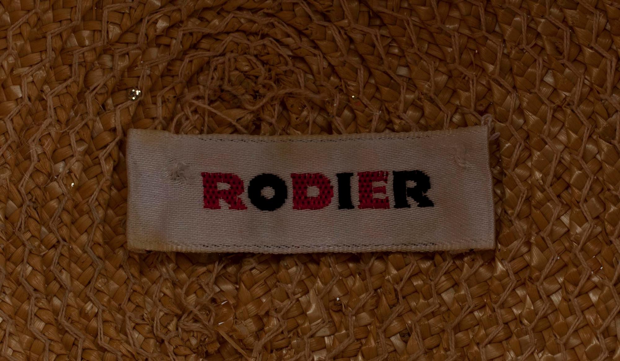 HALMHATTAR, två st, Valentino och Rodier.