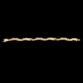 ARMSMYCKE, "Scintilla", guld 14K, Lapponia, Björn Weckström, vikt 21,7 g.