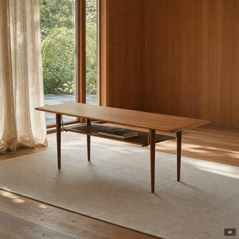 Soffbord, teak, 1950-tal, Sverige.