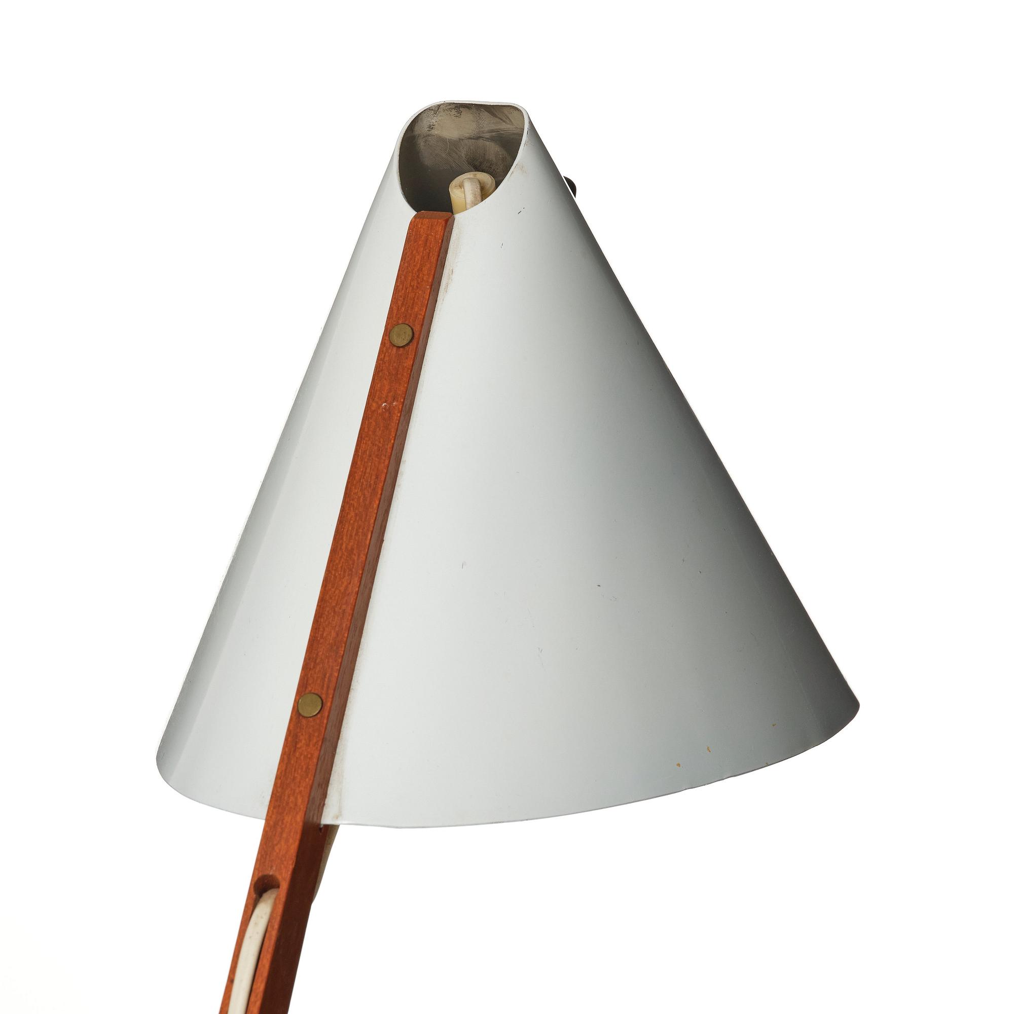 Hans-Agne Jakobsson, skrivbordslampa, "B 54", Hans-Agne Jakobsson AB, Markaryd 1950-tal.