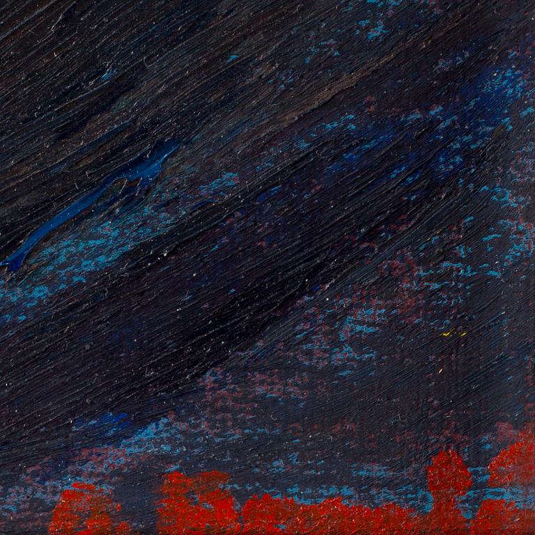 OLLE BONNIÉR, olja på duk, sign.