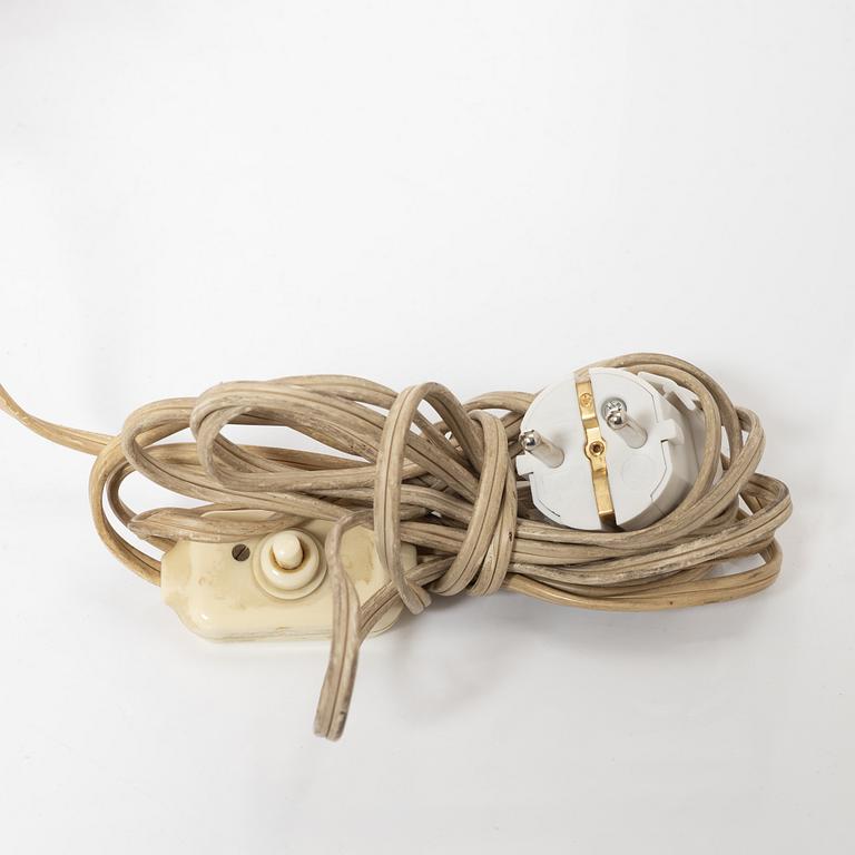 Emile Gallé, bordslampa, överfångsglas, Étabilssements Gallé, Nancy Frankrike 1920-tal.