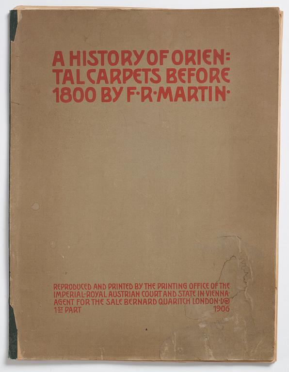 Fredrik Robert Martin: 'A History of Oriental Carpets before 1800,' Vienna, 1906.