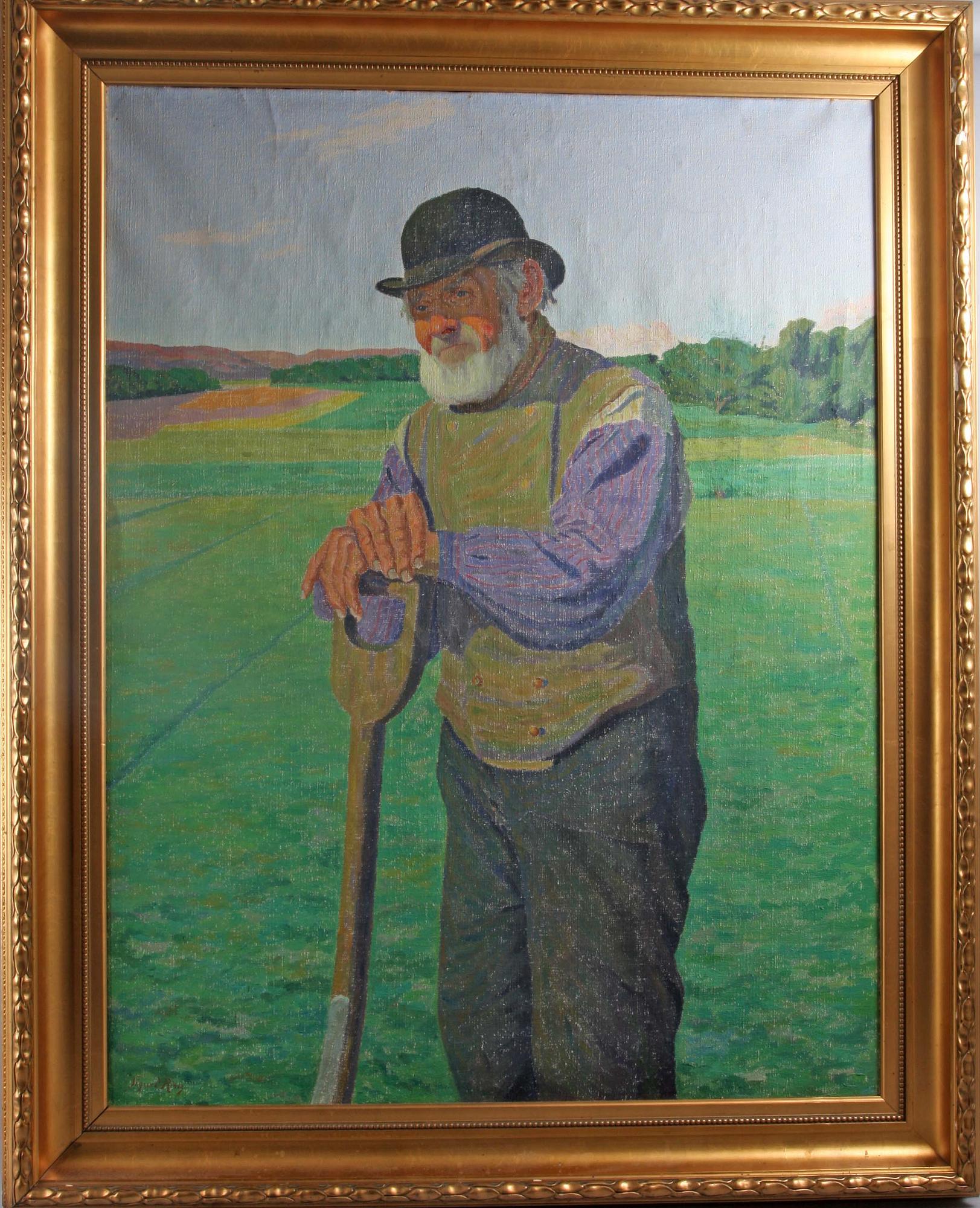 SIGURD RING, olja på duk, sign.
