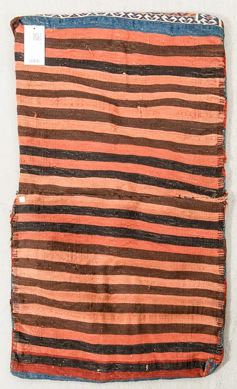 Sadelväska Khoy/Azerbaijan Khorjin antik ca 96x55 cm.