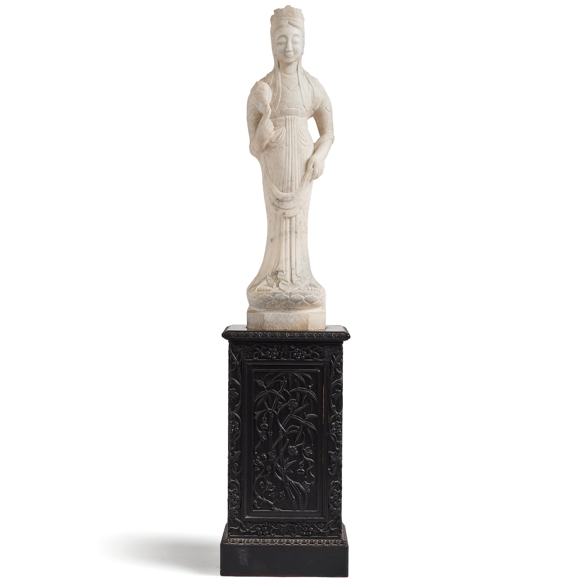 Skulptur, sten. Kina, troligen tidigt 1900-tal.