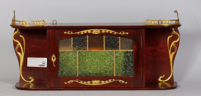 VÄGGSKÅP,jugend, tidigt 1900-tal.