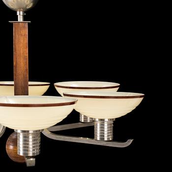 TAKLAMPA, art deco, 1930-tal. Höjd ca 42,5 cm.