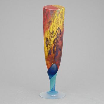 SKULPTUR/OBJEKT, glas, Kjell Engman, Kosta Boda, Atelier, signerad.