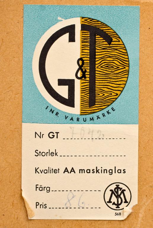 HALLMÖBEL med SPEGEL, 1960-tal.