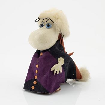 A 'Hemulens moster' Moomin figure by Atelier Fauni, Finland 1950's-60's.