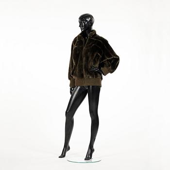 CHRISTIAN DIOR, a lamb fur jacket.