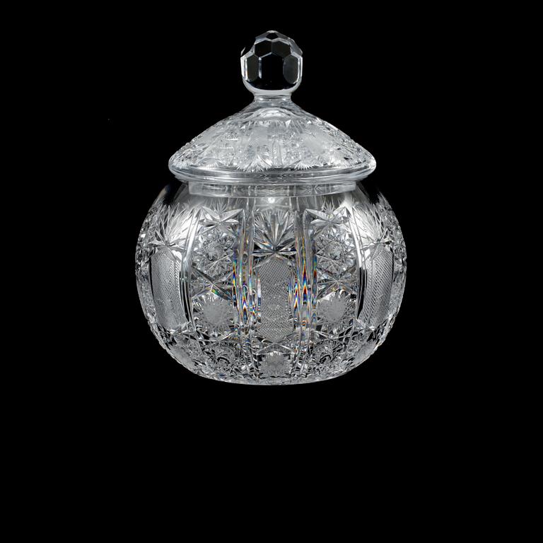 BÅLSKÅL, glas, 1900-tal.