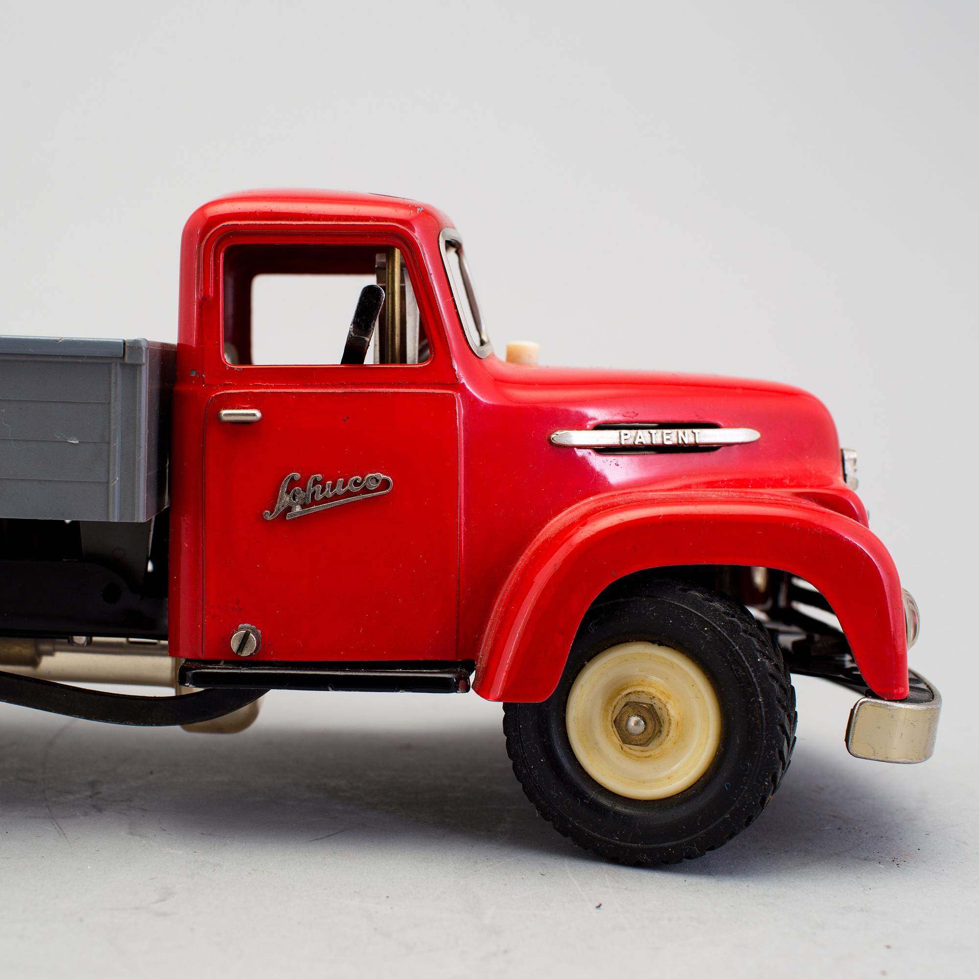 A tinplate Schuco Construction truck N 6065, Germany, 1950/60s.