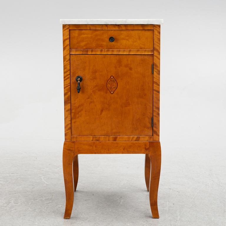 An early 20th century bedside table, Sweden,.