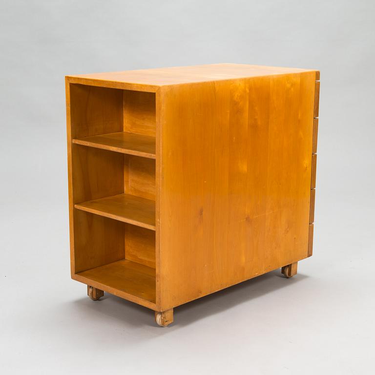 Alvar Aalto, An early 1930s 'B96' drawer unit for O.Y. Huonekalu- ja Rakennustyötehdas A.B. Finland.