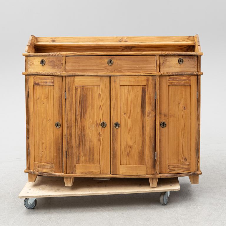 A 18th/19th Century pine cupboard.