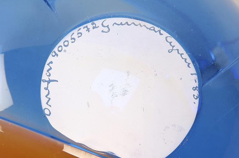 SKÅL, glas. Gunnar Cyrén, Orrefors, -83.