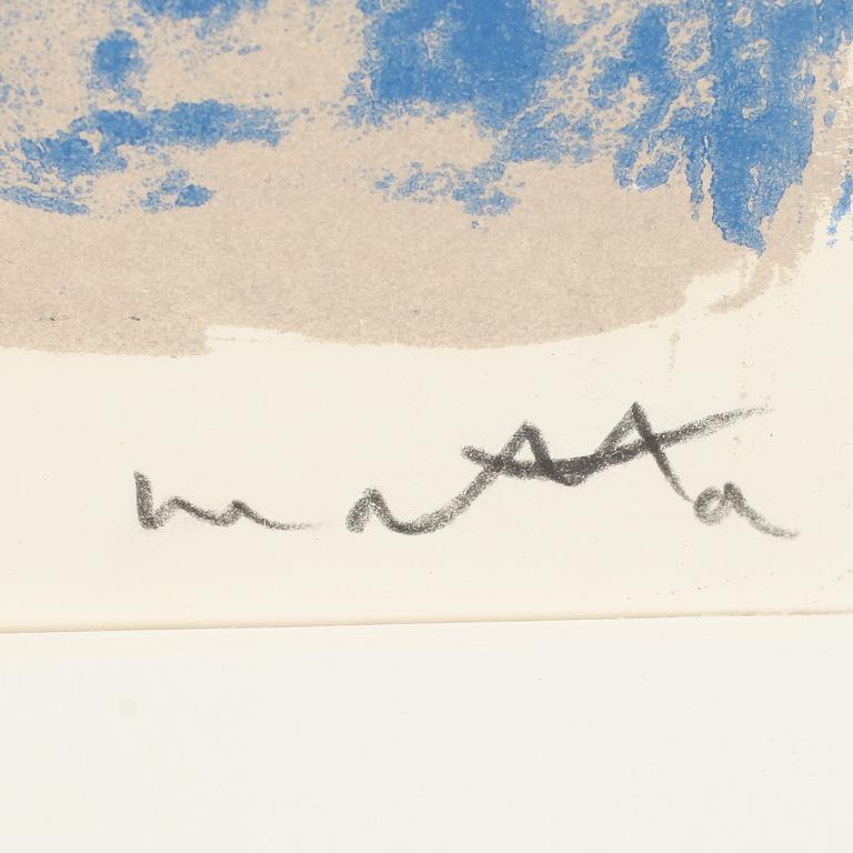 ROBERTO MATTA, färglitografi, signerad och numrerad 41/125.