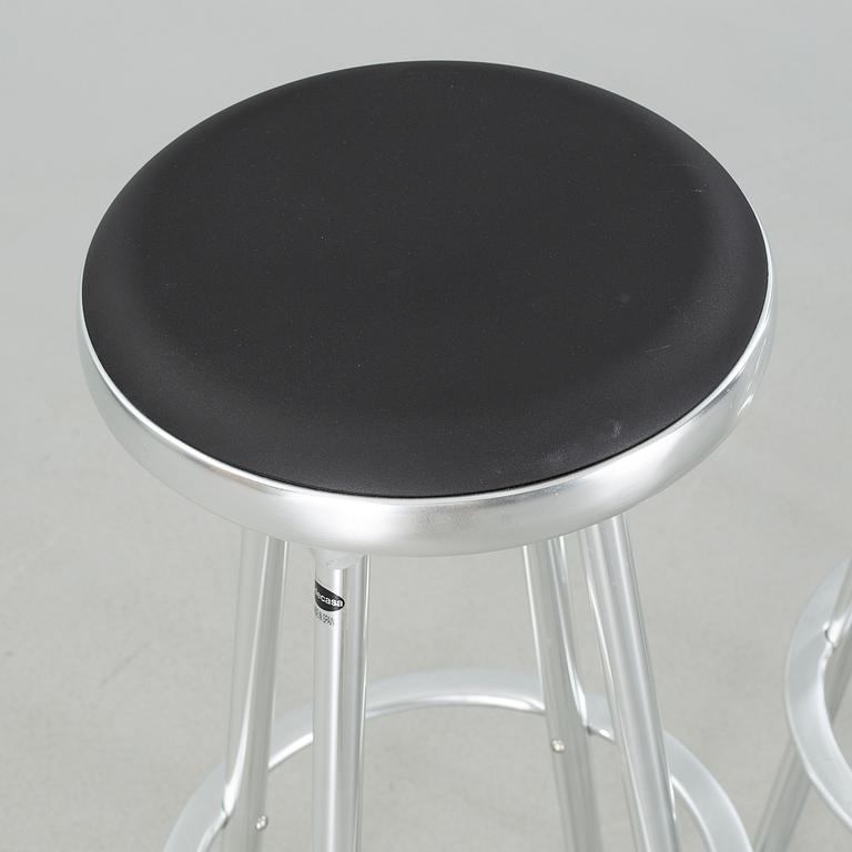 Four "T094/80" bar stools, by Indecasa, around year 2000.