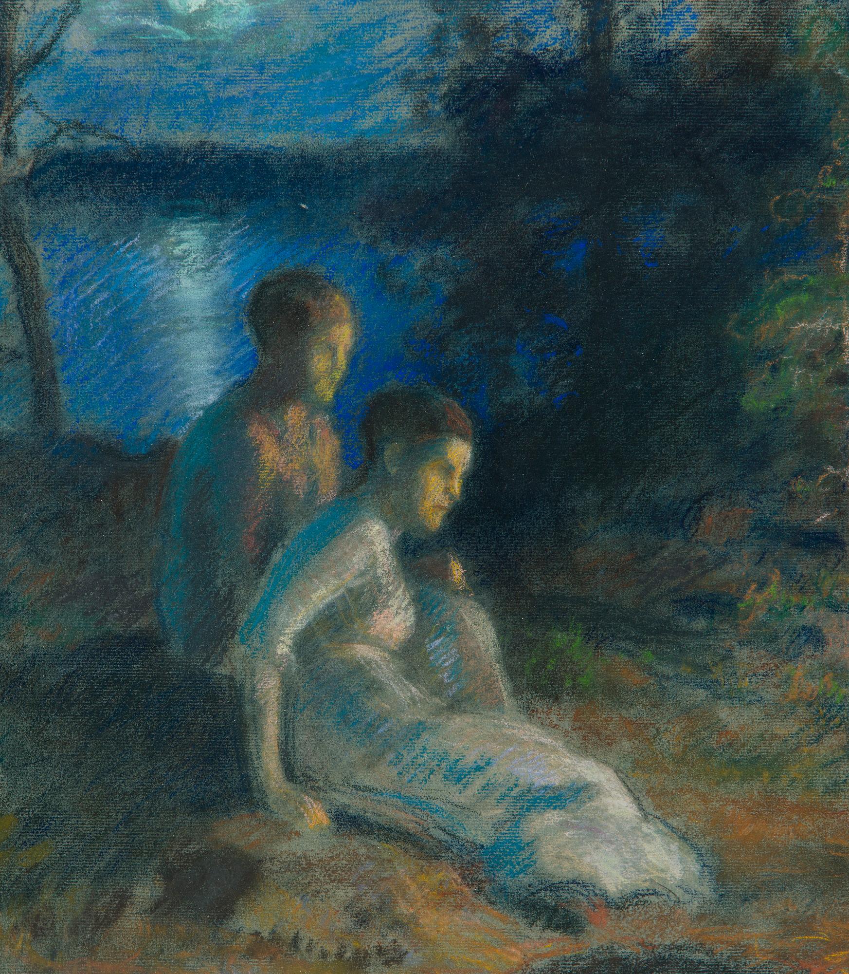 Eero Järnefelt, Seurue rannalla.