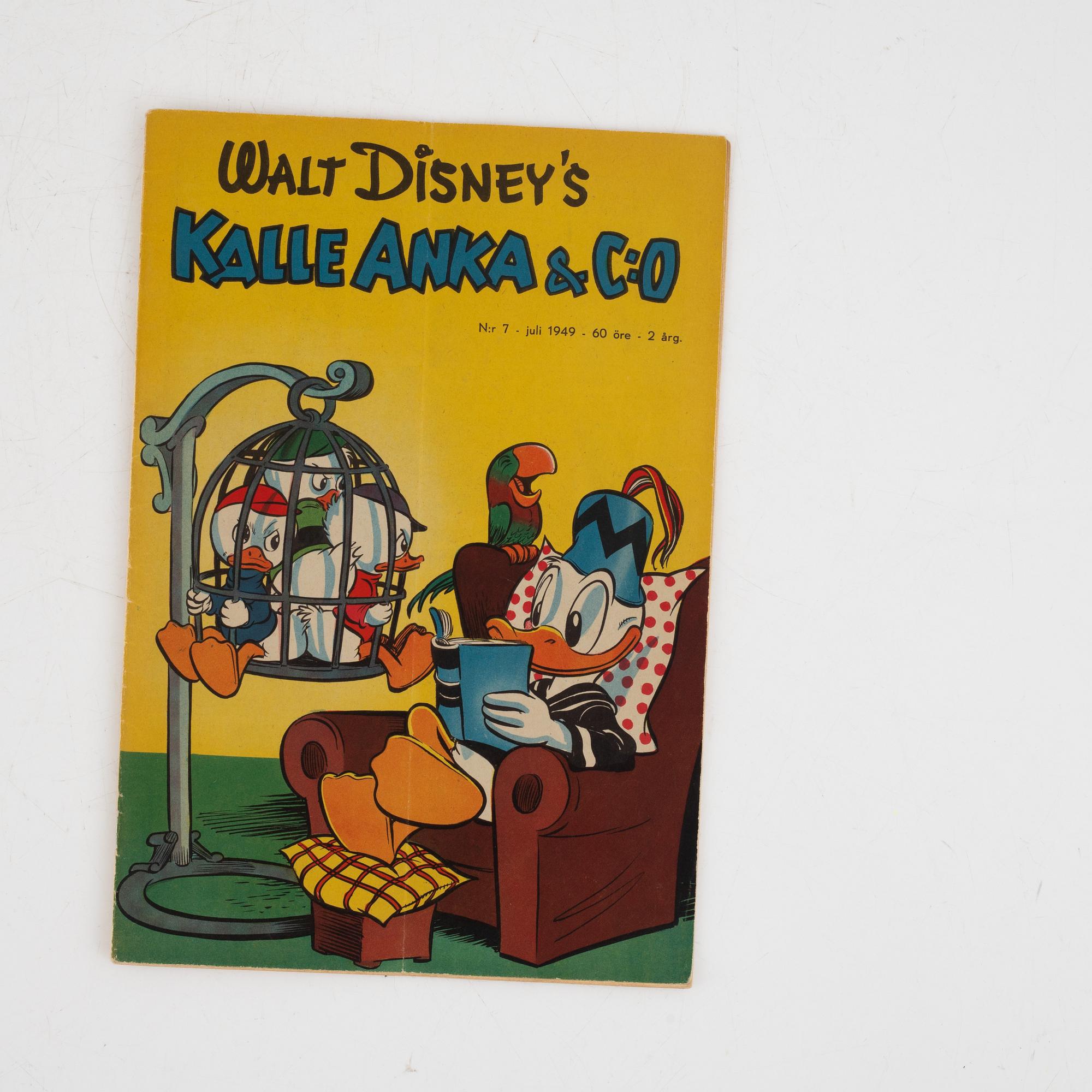 Comic book, "Kalle Anka & Co" No. 7, 1949.