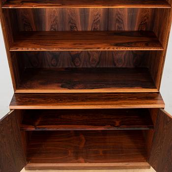 A Dyrlund-Smith four section jacaranda book case Denmark 1960/70s.