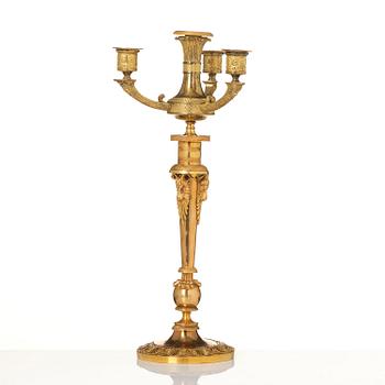 Kandelaber för fyra ljus, Ryssland 1800-talets början, Empire.