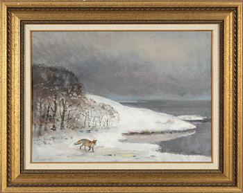 Lindorm Liljefors, oil on board, signed Lindorm L.