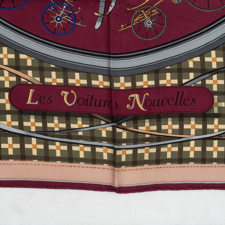 Hermès, scarf, "Les Voitures Nouvelles".