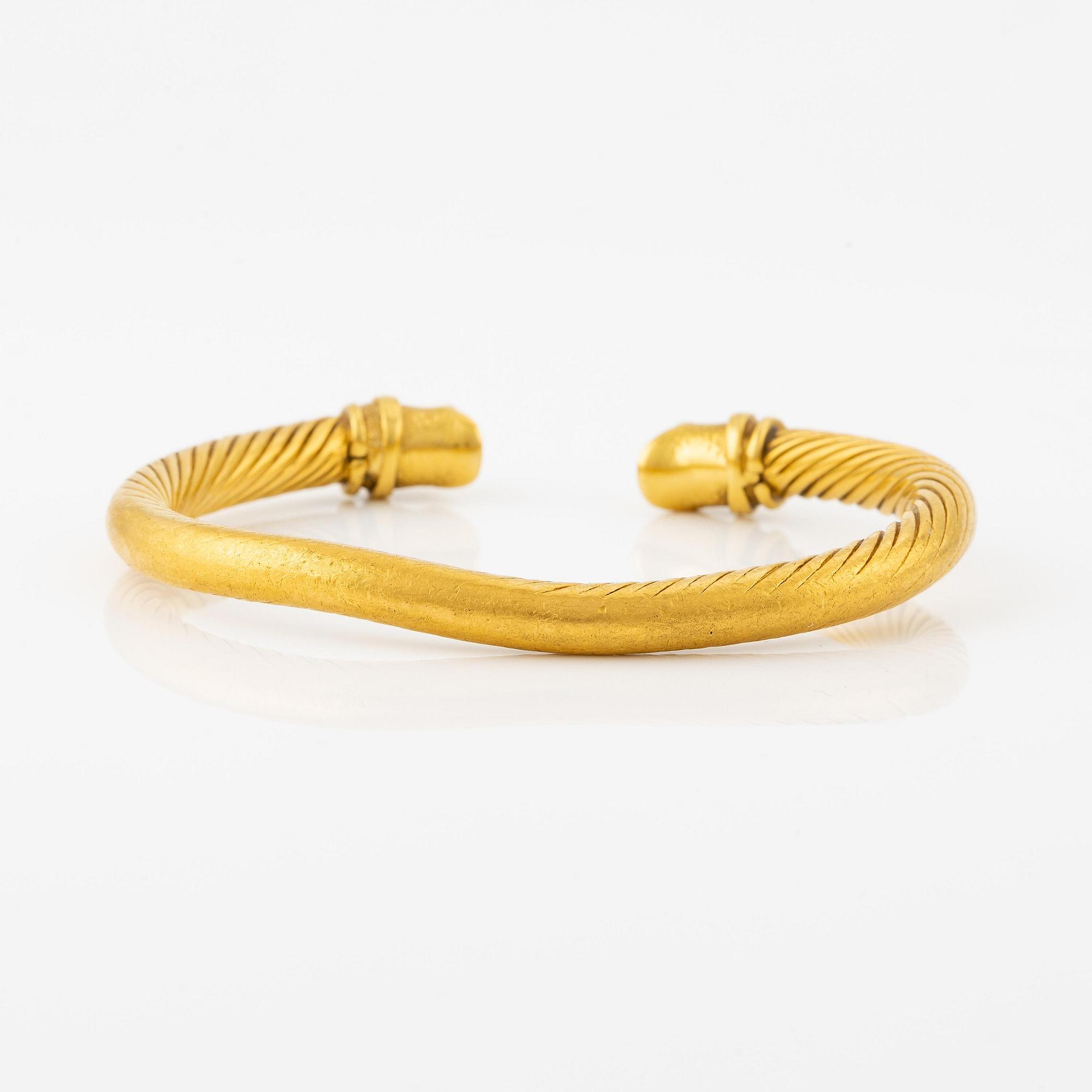 Armring, guld, Greko-Romersk-stil, sannolikt sentida.