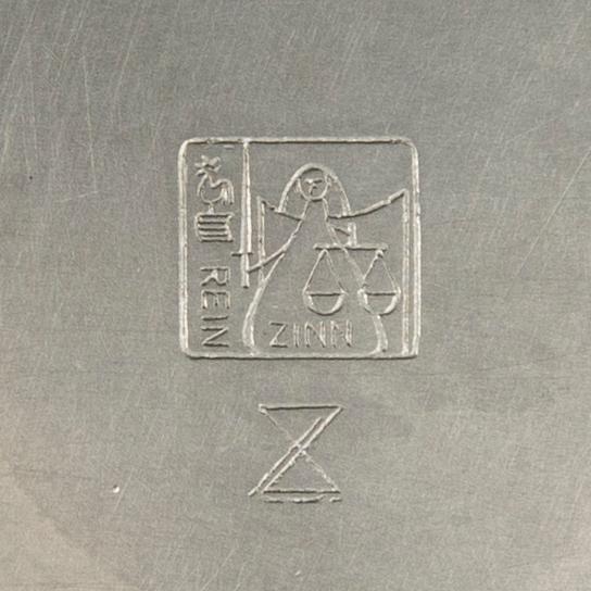 Just Andersen, glass coasters and cups, 23 + 2, Denmark, first half of the 20th century.