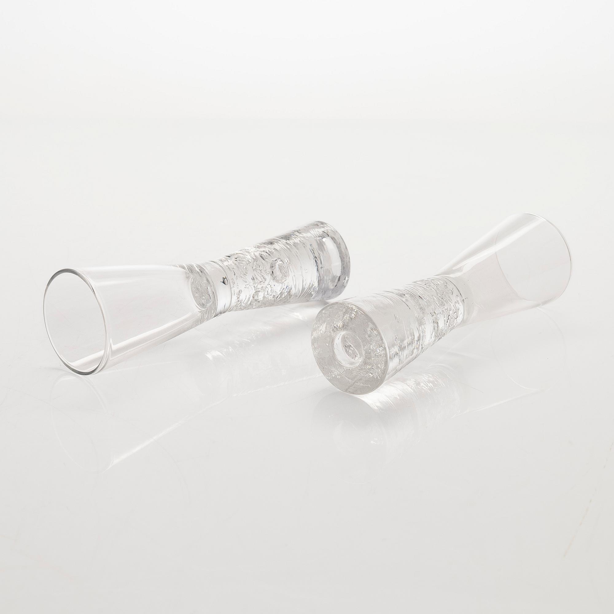 Timo Sarpaneva, a set of eight 'Archipelago' schnapps glasses for Iittala.