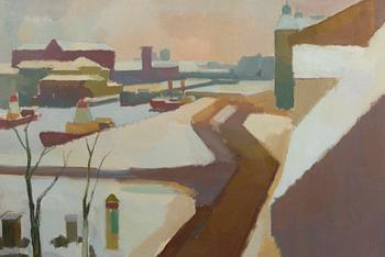 RICHARD BJÖRKLUND, a signed and dated oil on canvas.