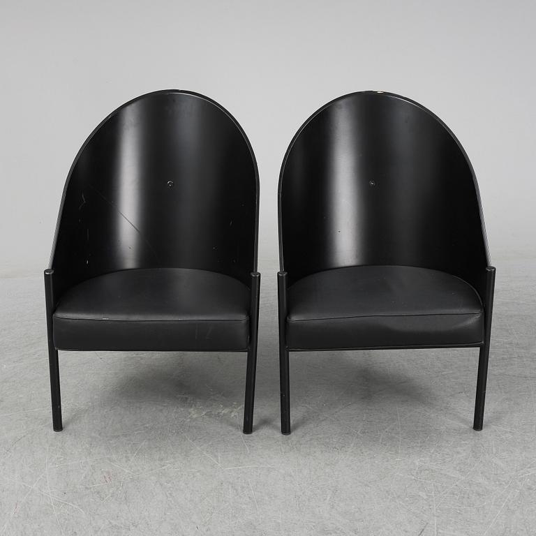 PHILIPPE STARCK, a pair of 'Costes' armchairs, Aleph, Driade, Italy.