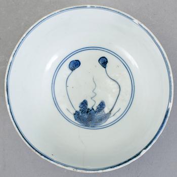 SKÅL, porslin, Mingdynastin.