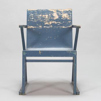 Alvar Aalto, karmstol, modell 1b, "Aula-stolen" för O.Y. Huonekalu- ja Rakennustyötehdas A.B. 1930-tal.