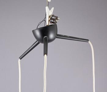 TAKLAMPA, 1950-tal. Höjd 75 cm.