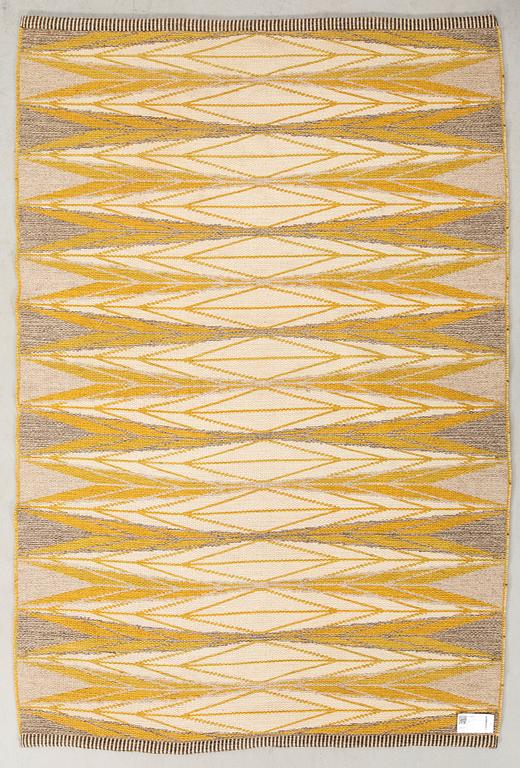Ingrid Dessau, matta, slätväv, dubbelsidig, "Sylarna", Kasthall, ca 191x140 cm.