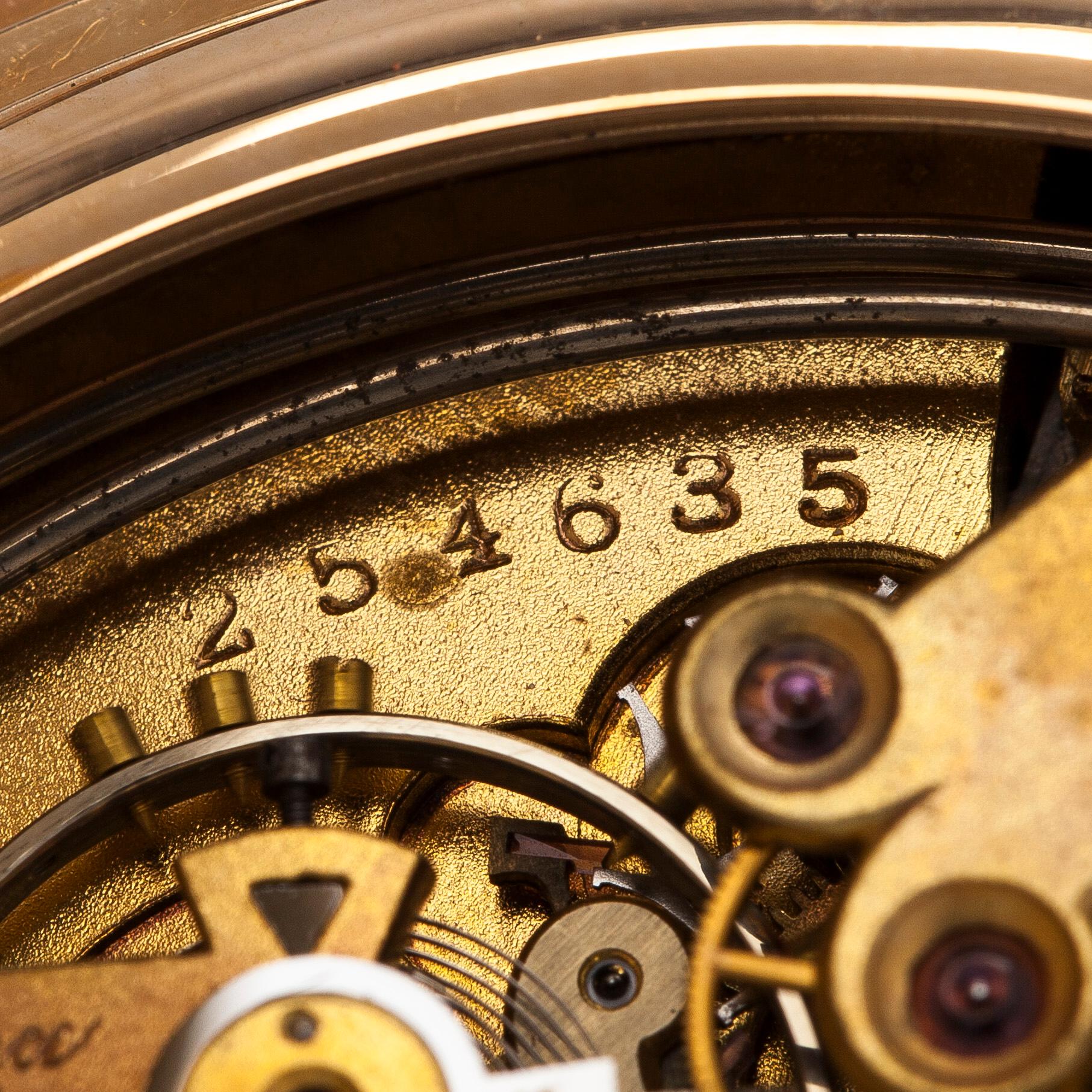 Nestor Delevaux, fickur, savonett, minutrepeter, kronograf, 62,5 mm.