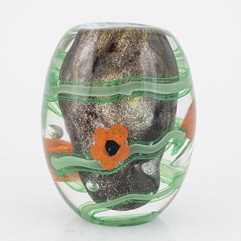 Monica Backström, a vase, numbered 98/500, Kosta Boda.