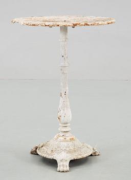 TRÄDGÅRDSBORD, gjutjärn, Bolinder Stockholm omkring 1900.