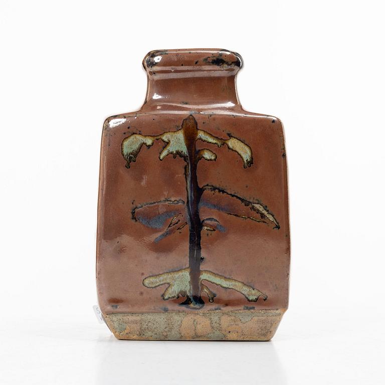 Shoji Hamada, attributed to, A stoneware vase, Japan, 1960s.